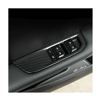 Pentru MG 4 MG4 EV Mulan 2023 Masina Fereastră de Control Lift Comutator Capac Panou Ornamental Accesorii Decor - ABS Fibra de Carbon