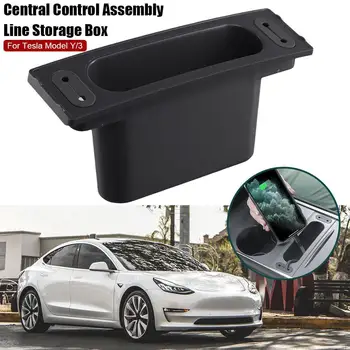 Pentru Tesla Model 3 Y 2021 2022 2023 Hub USB Cable Management Organizator Cutie Depozitare Accesorii Centru Interior Auto Consola A4G9
