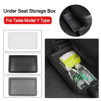 Pentru Tesla Model Tip Y Sub Scaun Cutie de Depozitare Auto Sertar Ascuns Organizator ABS Lavabile de Stocare de Caz Pentru Tesla y 2023 accesorii