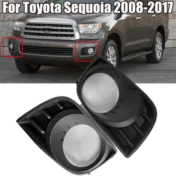 Pentru Toyota Sequoia Lumina de Ceață Acoperă 2008-2017 Șoferului Și Partea Pasagerului Pereche/Set 814820C021 814810C021