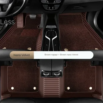 PU Piele + Nano Catifea Personalizate Mașină de Podea pentru Jaguar E-Ritmul 2017-2023 XK Chrysler 300C PT Cruiser Accesorii de Interior