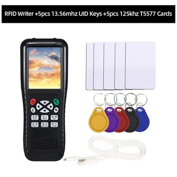 RFID Copiator cu Decodare Completă Funcția Smart Card-Cheie NFC IC ID Duplicator Cititor de Scriitor (UID-Cheie T5577 Card)