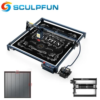 SCULPFUN S30 Ultra 11W Gravare Laser Mașină de 600x600mm Zona de Lucru Tăiere cu Laser Gravare Built-in Automat de Aer-ajuta Duza
