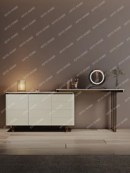 Tabelul Dormitor Modern Mari și Mici de Tip Apartament Dulap de Lux Lumina Dulap Integrat italiană Minimalist Masa de toaleta