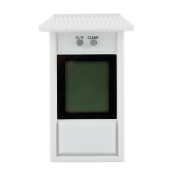 Termometru Digital Termometru Interior Și în aer Liber, Utilizați Negru de Înaltă Calitate din material Plastic Alb -20~50℃ 13 X 8 X 3.2 cm