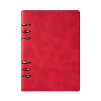 Volante Notebook 6 Rundă de Îndosariere cu inele de 100 de Foi de Hârtie Căptușită pentru Birou Școală Colegiul Proiect de Afaceri Dropship