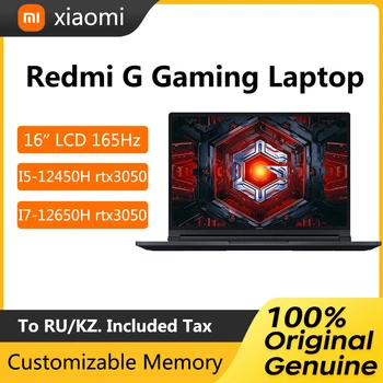 Xiaomi Redmi G 2022 Gaming Laptop 16 Inch 2.5 K 165Hz Ecranul Notebook i7-12650H RTX3050Ti 16 GB DDR5 512GB SSD Computer de Jocuri PC